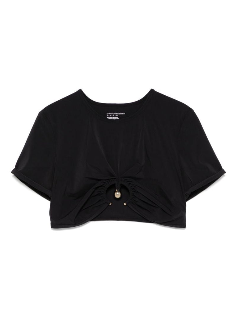 Ruched Orbit Swim T-shirt