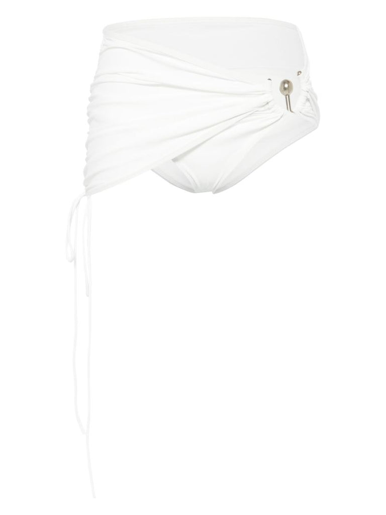 Ruched Orbit Bikini Skirt