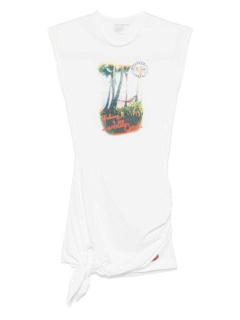 Lambada Sands-print Mini Beach Dress
