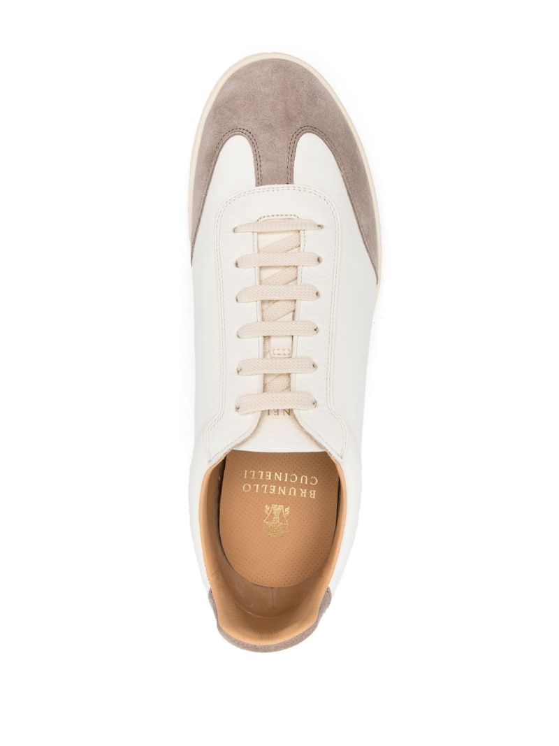Suede Panel Sneakers