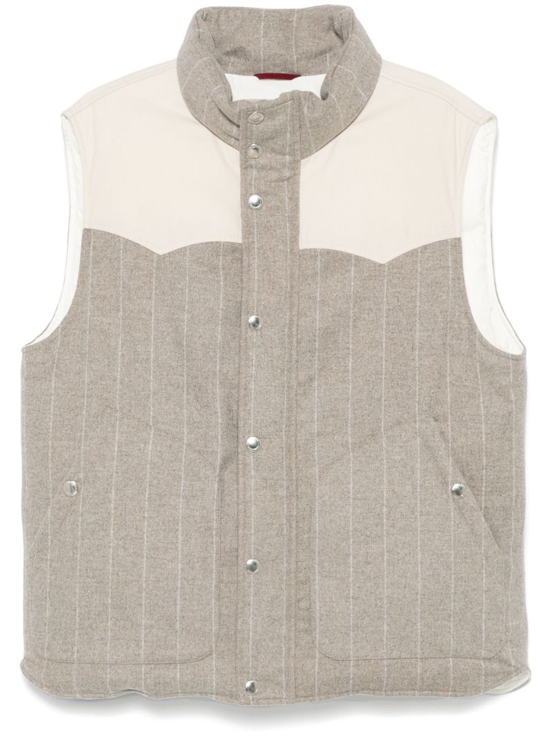 Pinstripe Gilet
