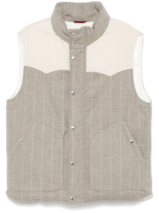 Pinstripe Gilet
