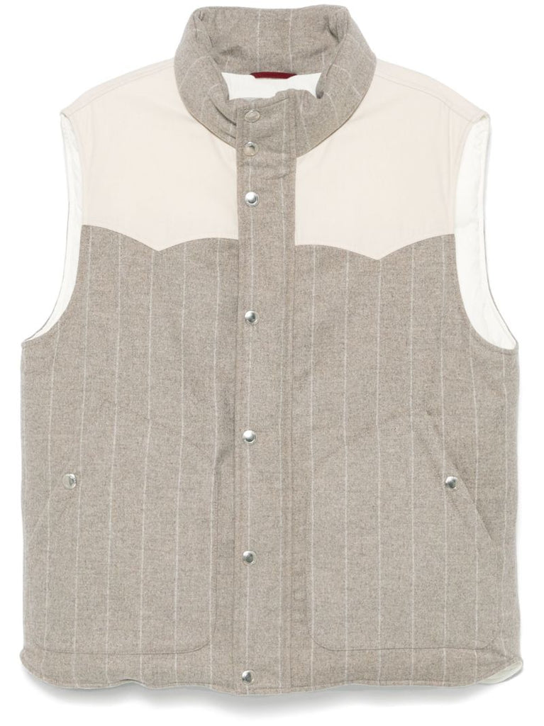 Pinstripe Gilet