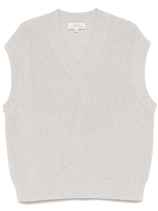 Grey Cotton Vest