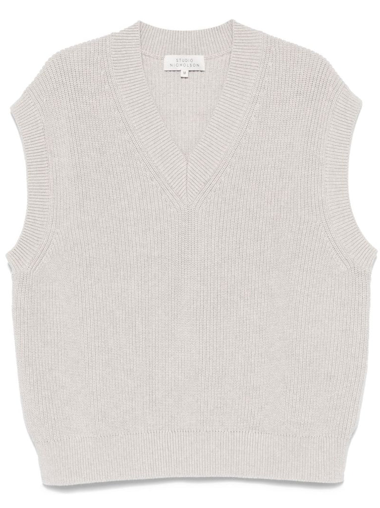 Grey Cotton Vest