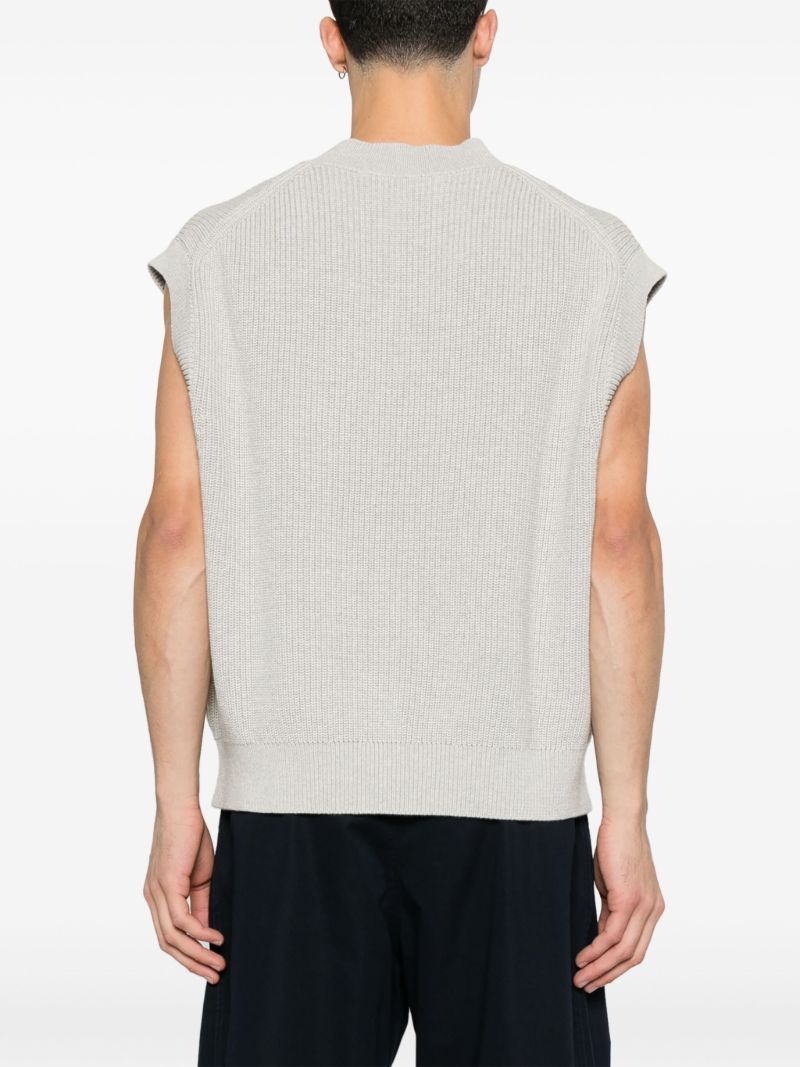 Grey Cotton Vest