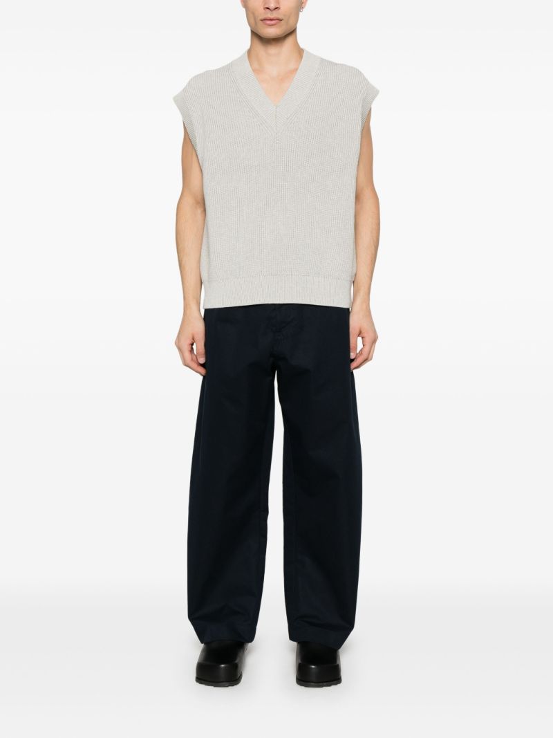 Grey Cotton Vest
