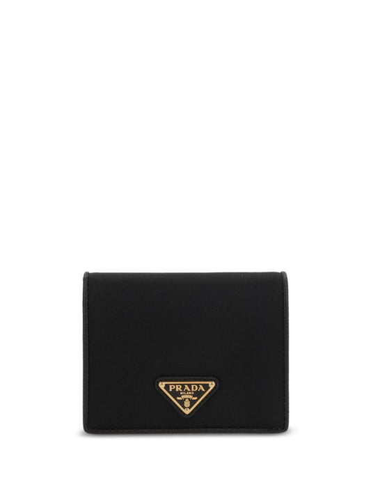 Enamel Triangle Logo Bi-fold Wallet