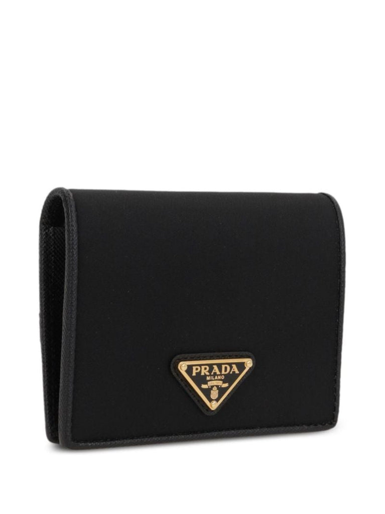 Enamel Triangle Logo Bi-fold Wallet