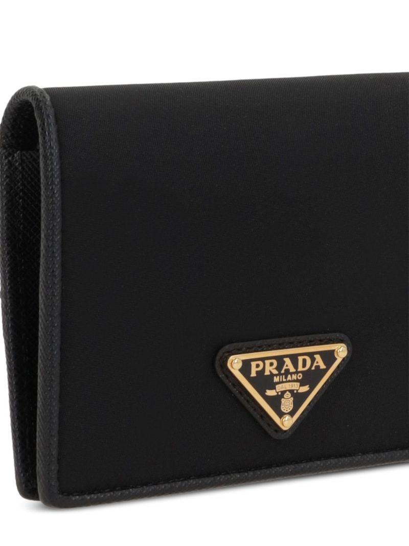 Enamel Triangle Logo Bi-fold Wallet