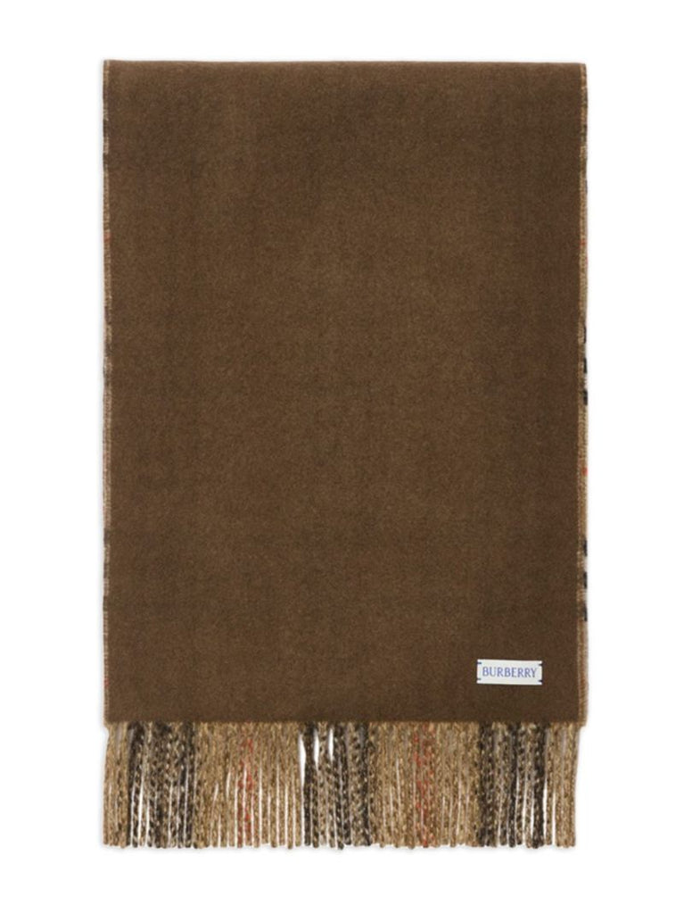 Neutral Vintage Check Scarf