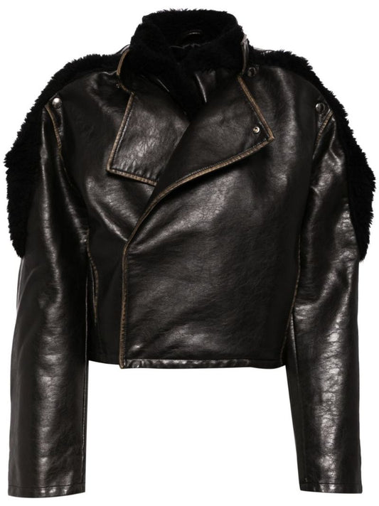 Cropped Biker Jacket