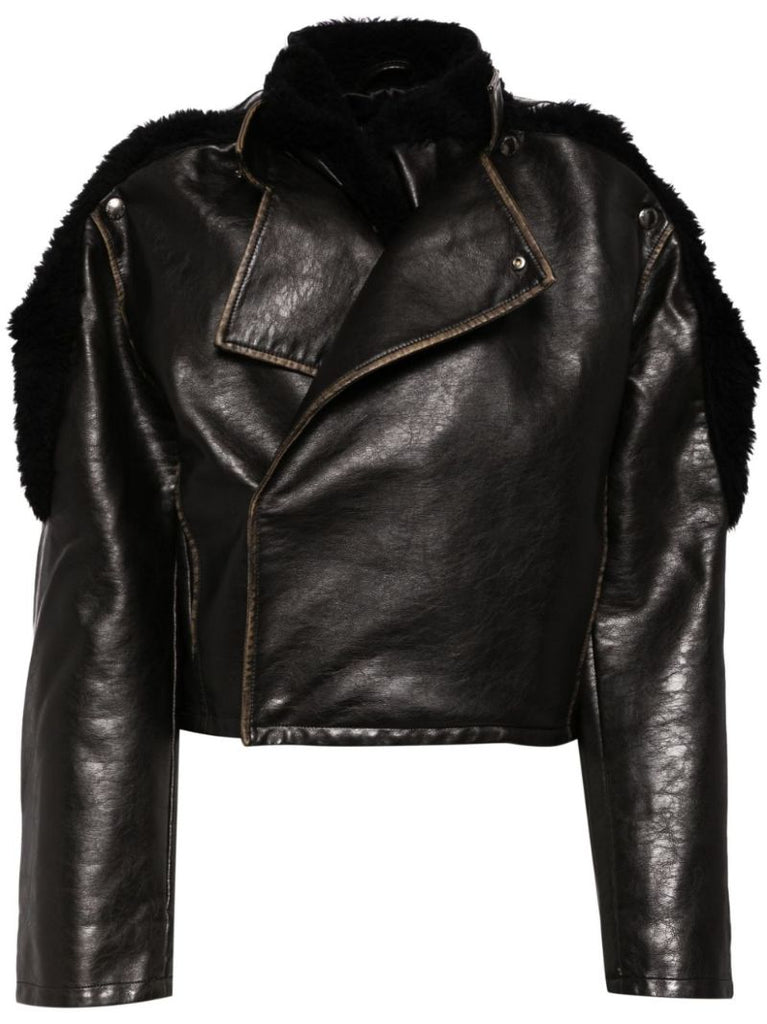 Cropped Biker Jacket