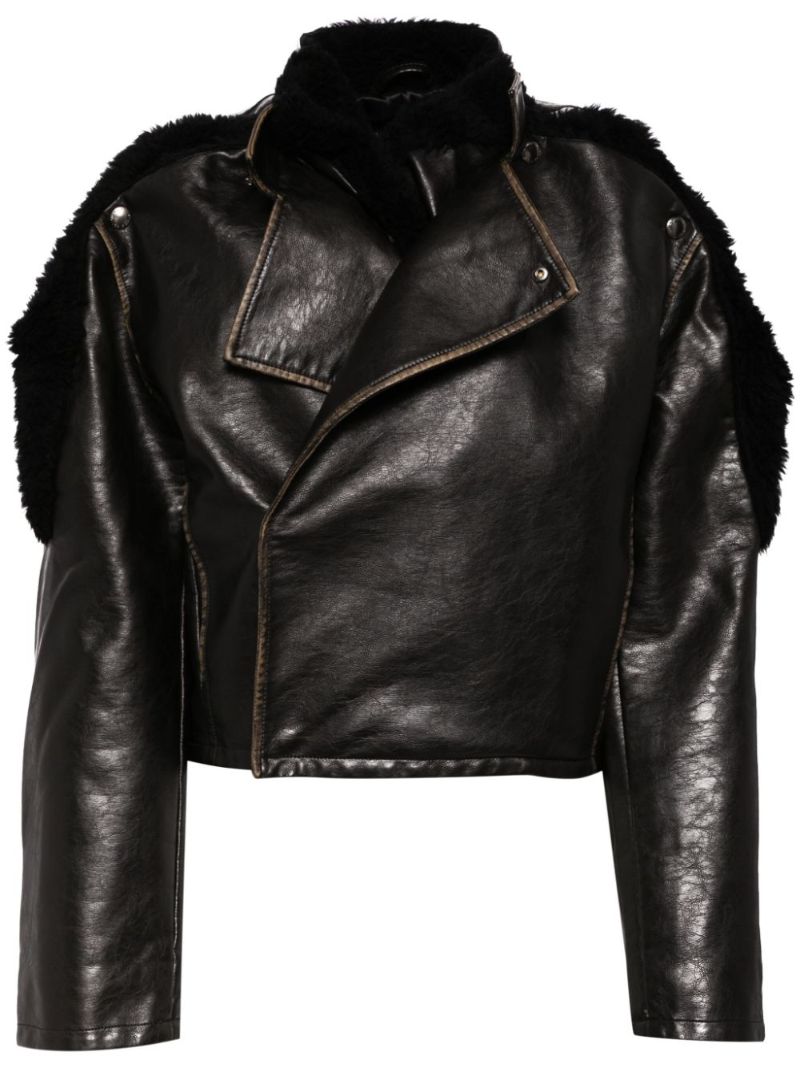 Cropped Biker Jacket