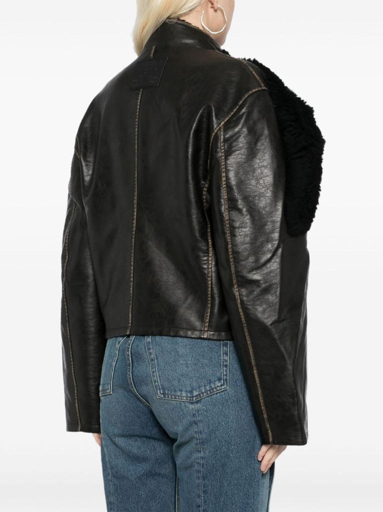 Cropped Biker Jacket
