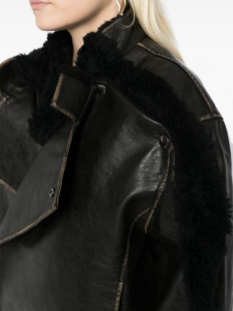 Cropped Biker Jacket