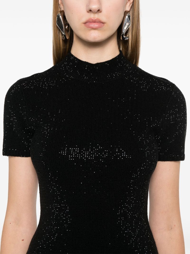 Rhinestone Mini Dress