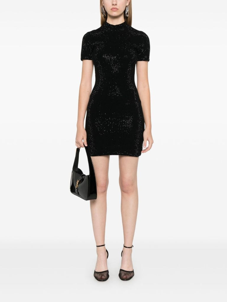 Rhinestone Mini Dress
