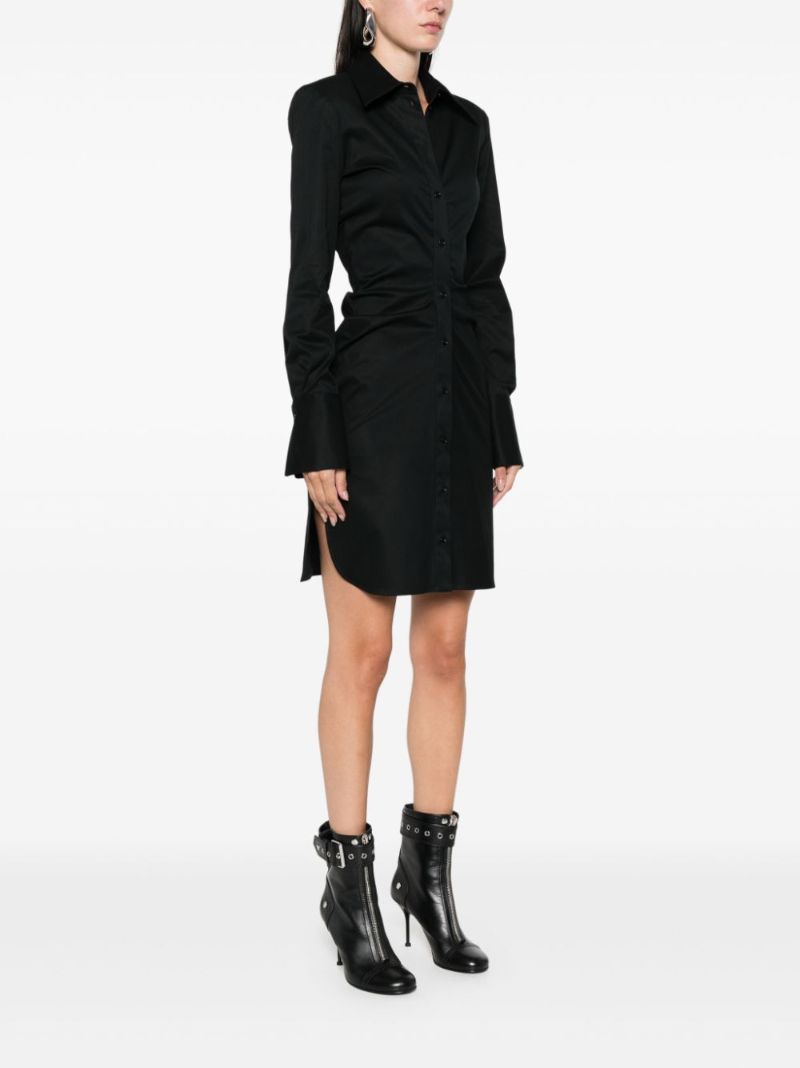 Gathered Shirt Dress
