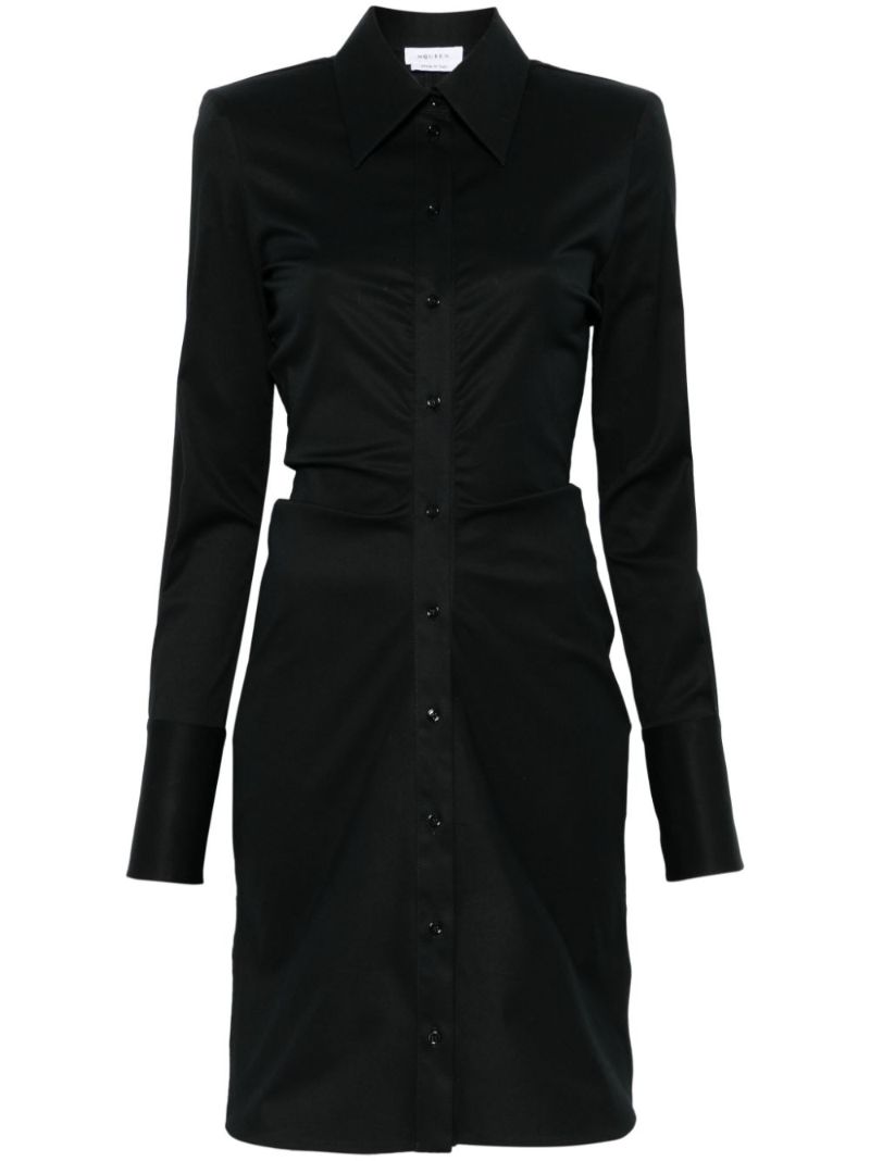Gathered Shirt Dress
