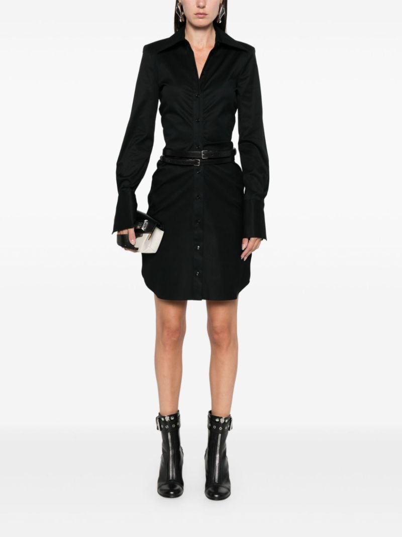 Gathered Shirt Dress