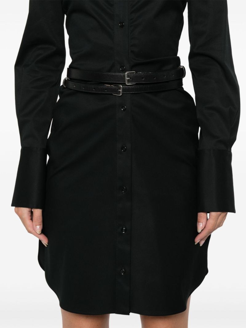 Gathered Shirt Dress