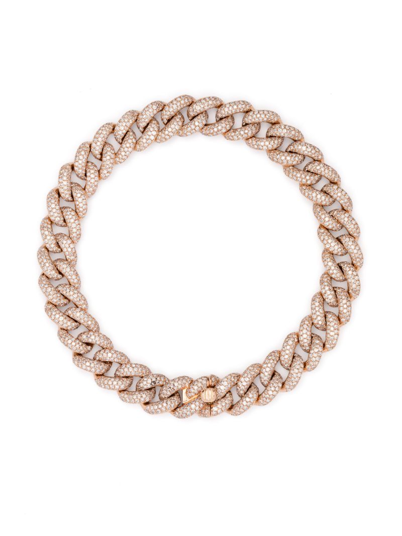 18k Rose Gold Diamond Bracelet