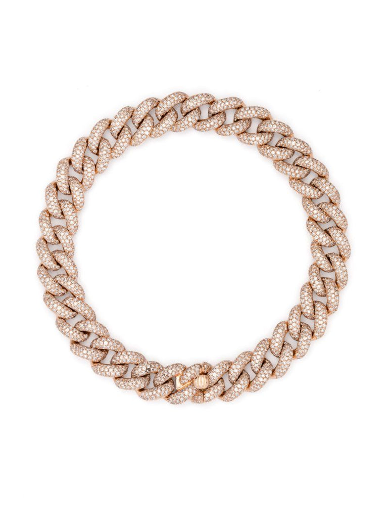 18k Rose Gold Diamond Bracelet