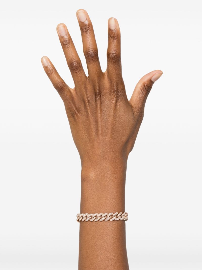 18k Rose Gold Diamond Bracelet