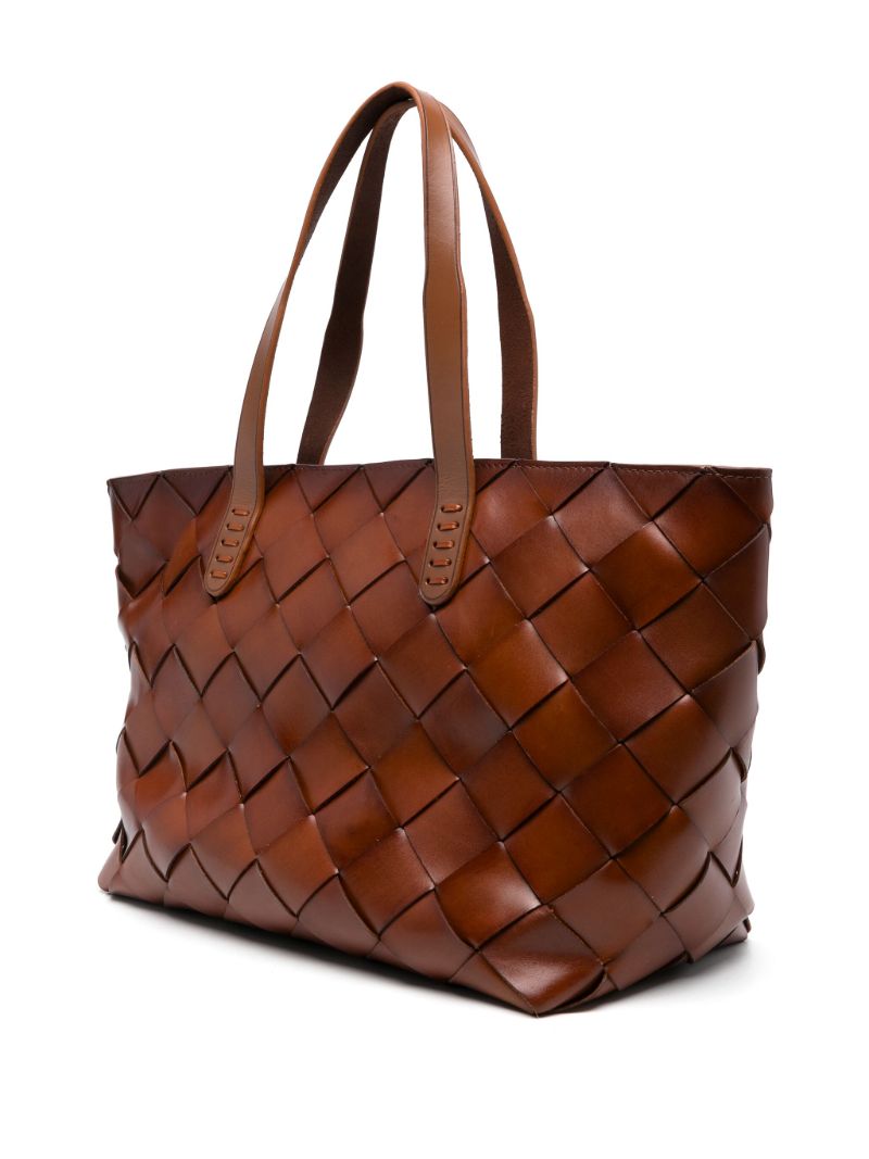 Brown Crossover Tote Bag