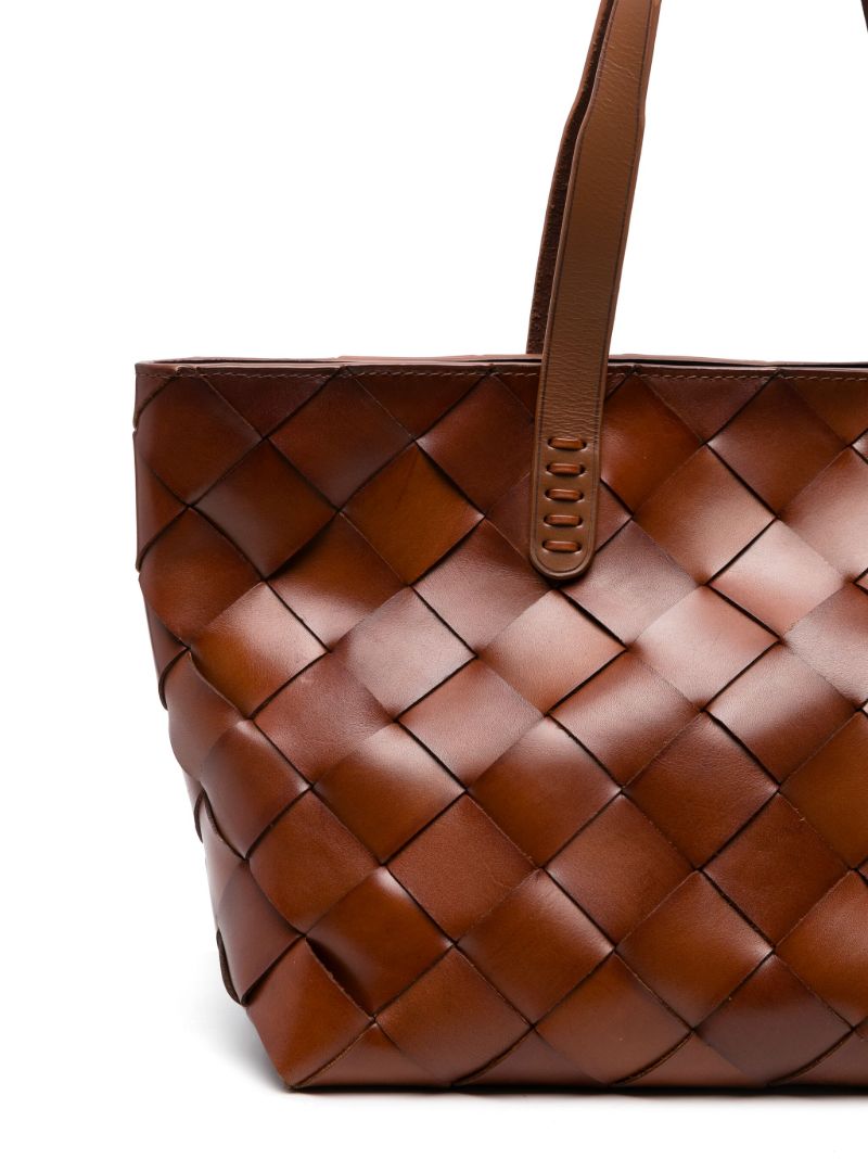 Brown Crossover Tote Bag