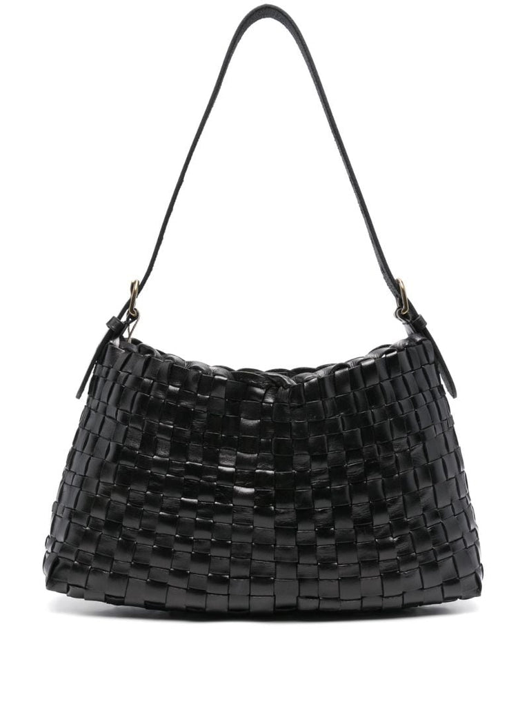 Black Salvage Shoulder Bag