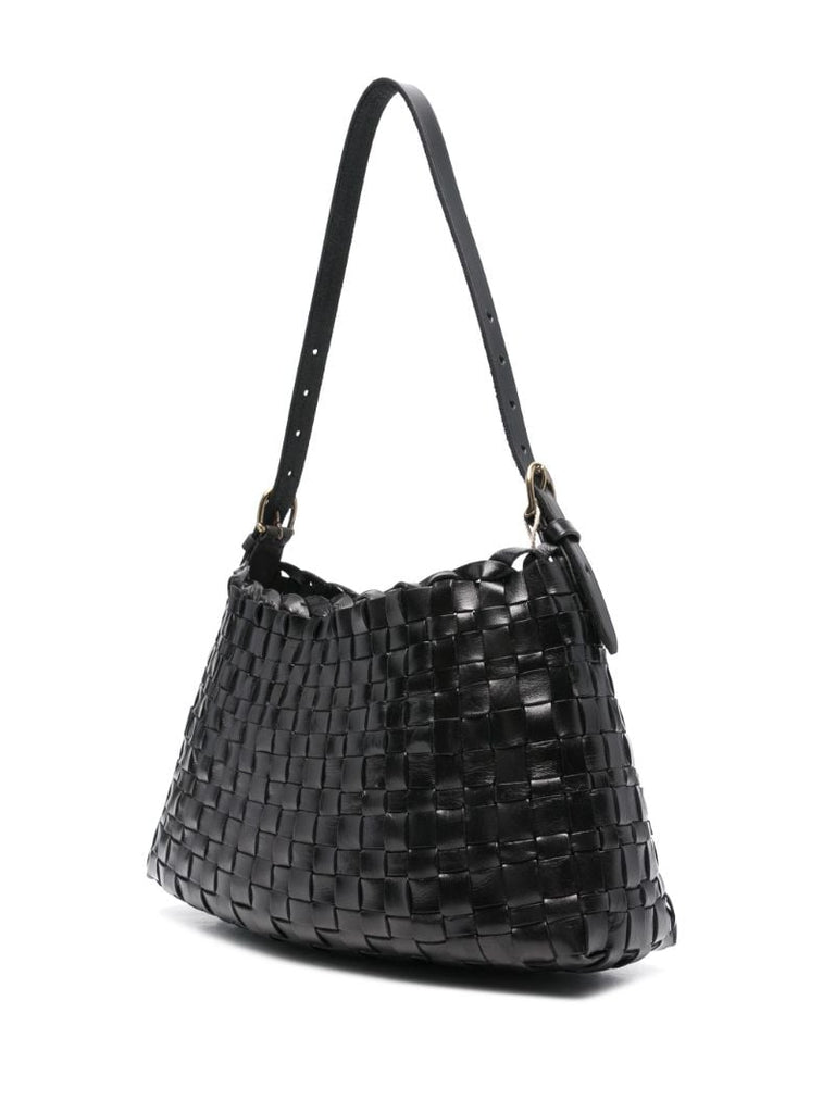 Black Salvage Shoulder Bag