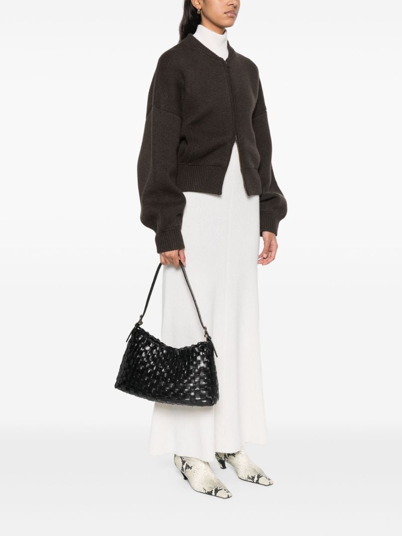 Black Salvage Shoulder Bag