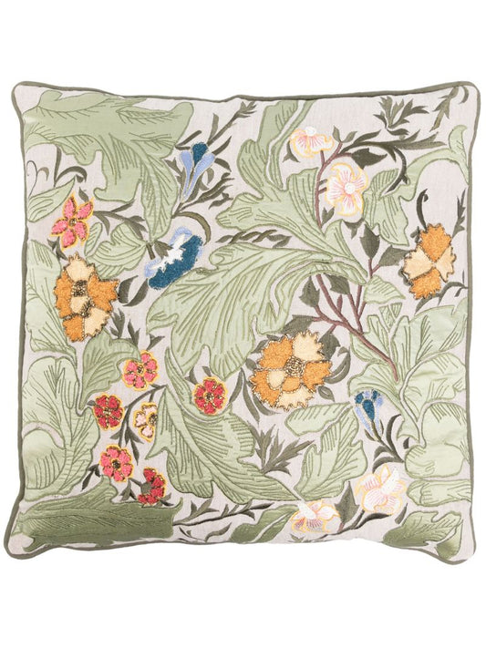 Garden-embroidered Cushion (50cm X 50cm)