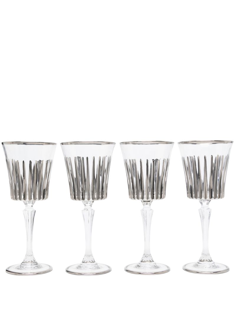 Platinum Wine Glasses (set of Four)