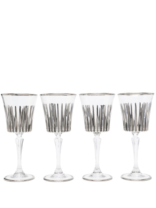 Platinum Wine Glasses (set of Four)