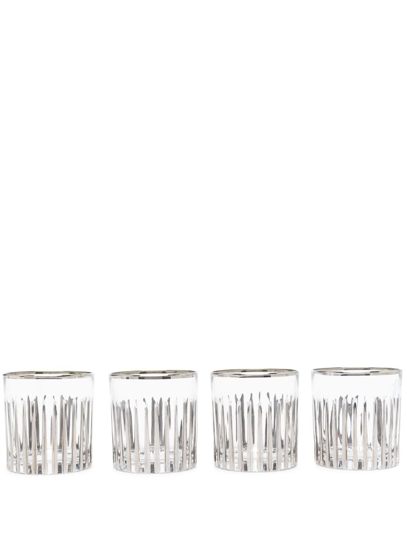 Platinum Glasses (set of Four)