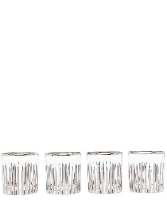 Platinum Glasses (set of Four)