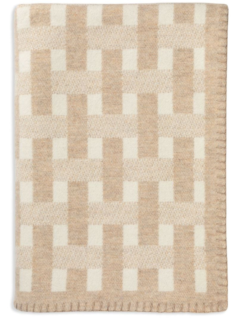 Stitched Basketweave Throw