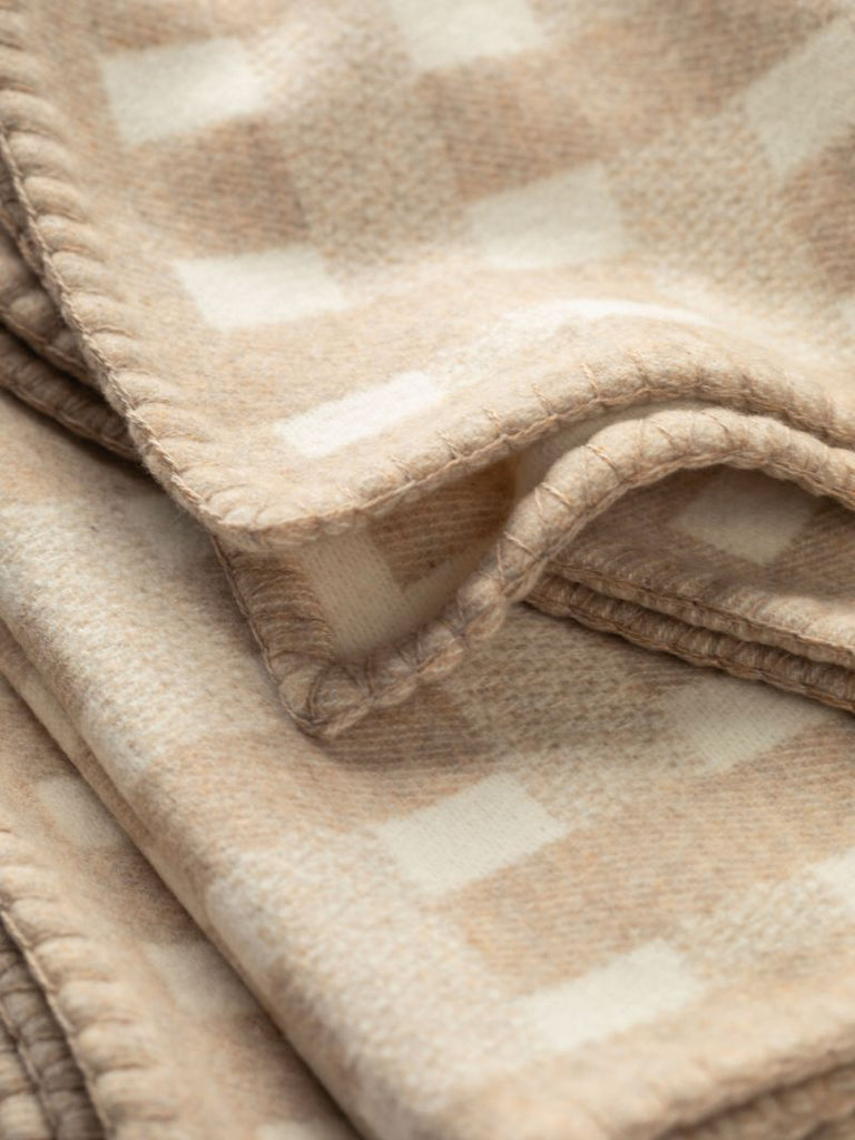 Stitched Basketweave Throw