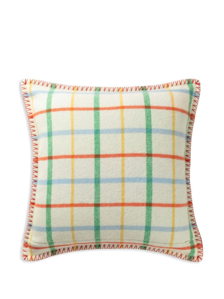 Checked Wool Cushion
