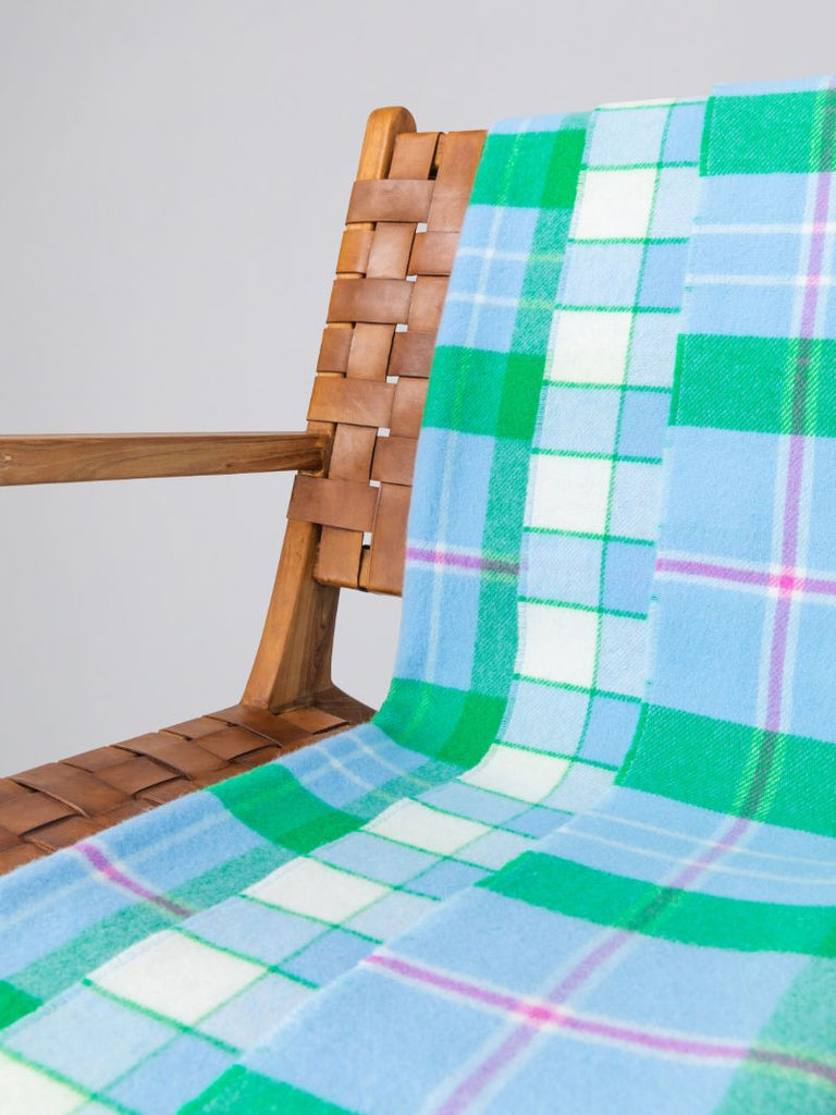 Reversible Wool Throw