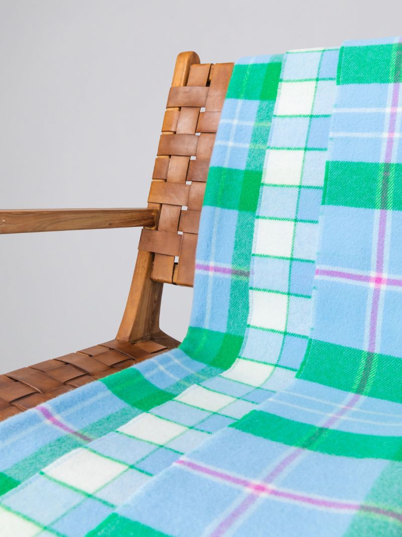 Reversible Wool Throw