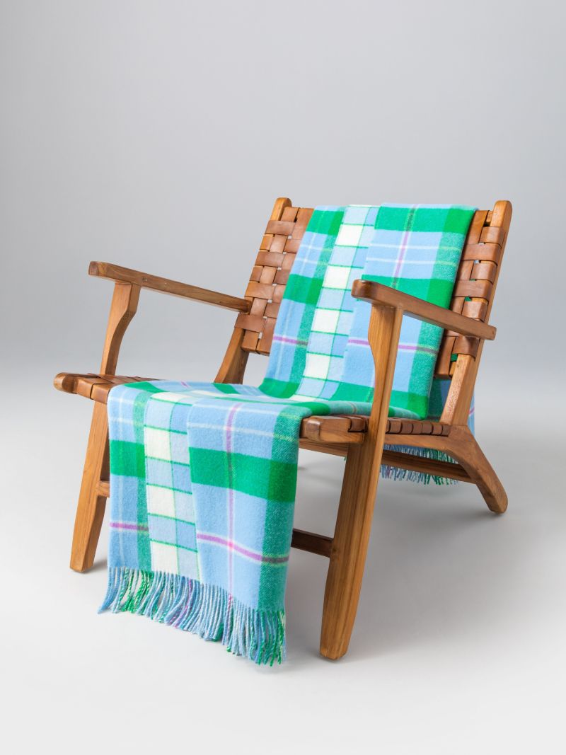 Reversible Wool Throw