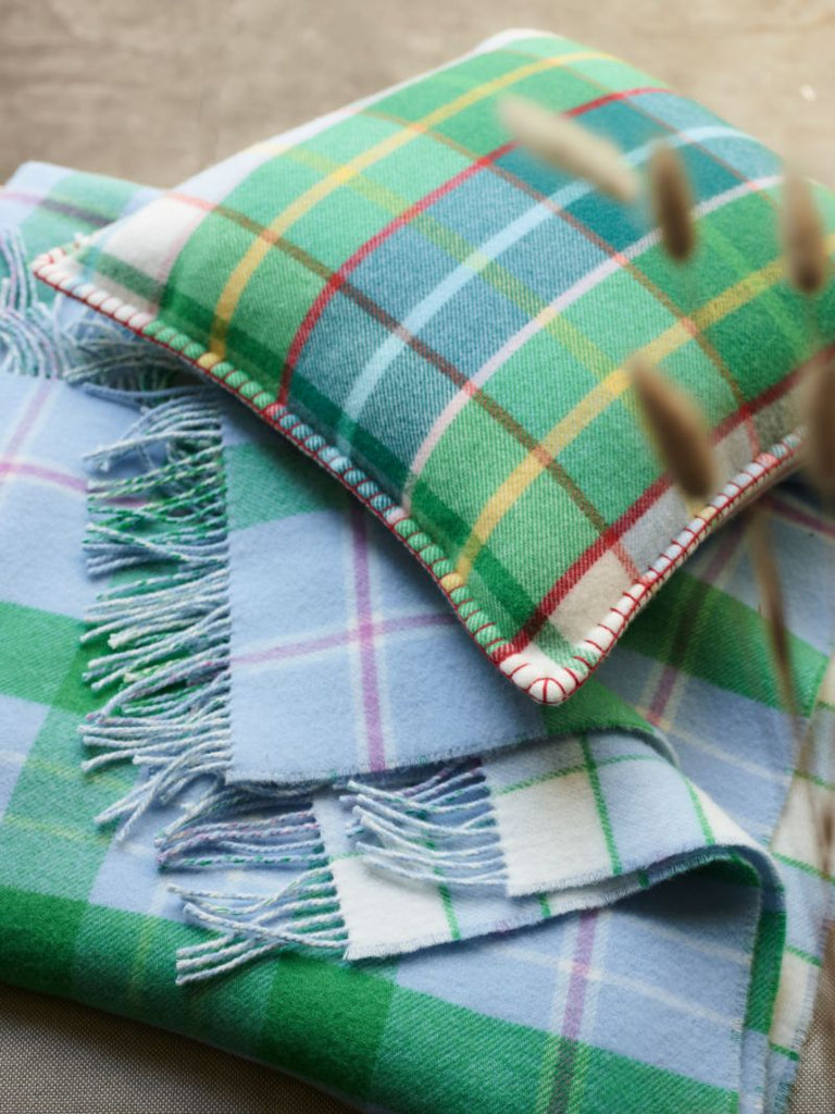Reversible Wool Throw