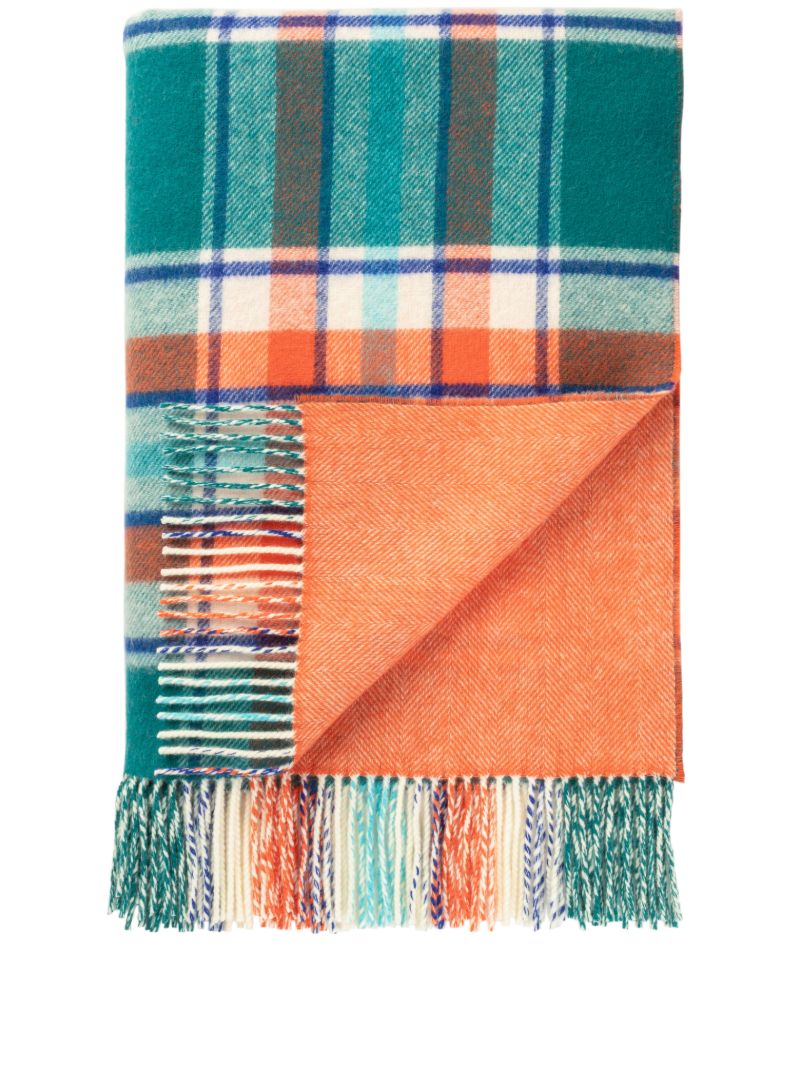 Reversible Wool Throw