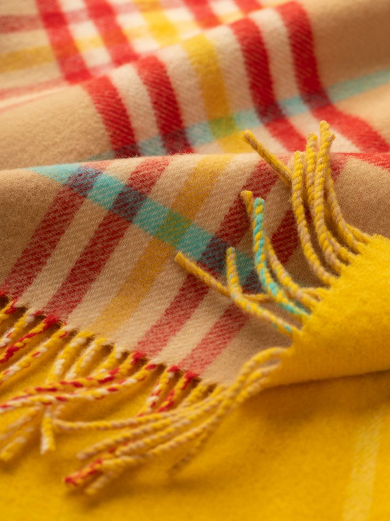 Reversible Wool Throw