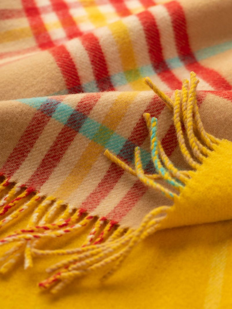 Reversible Wool Throw