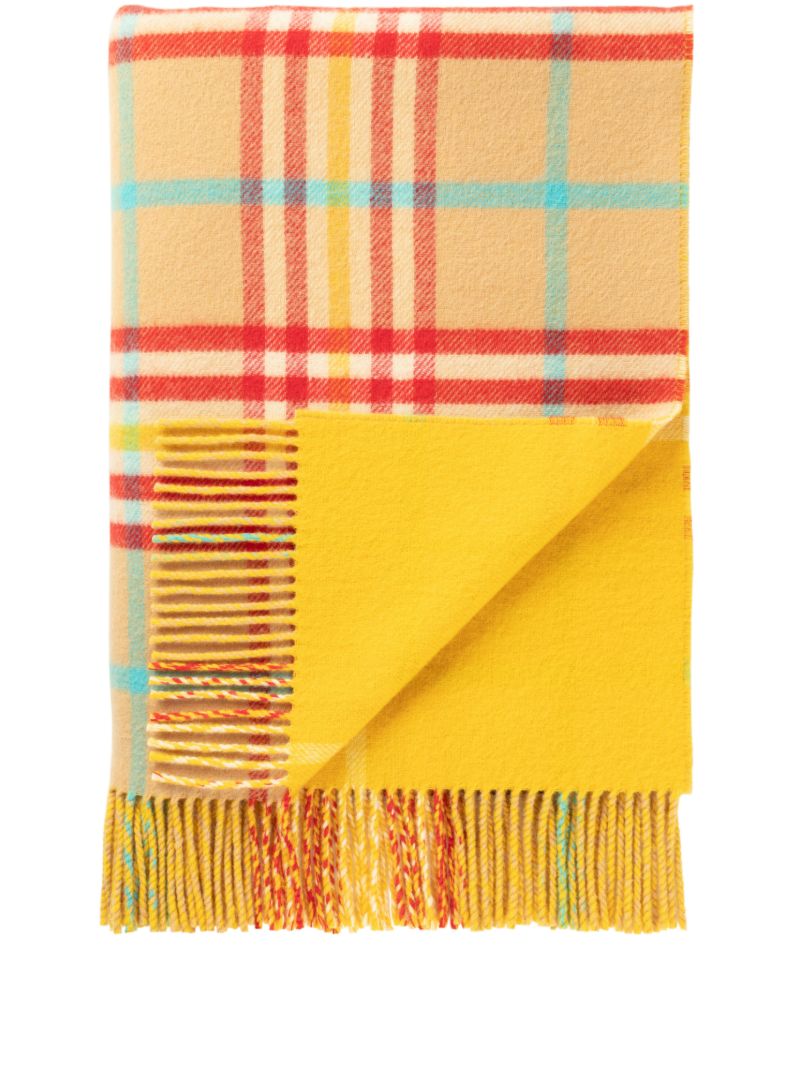 Reversible Wool Throw